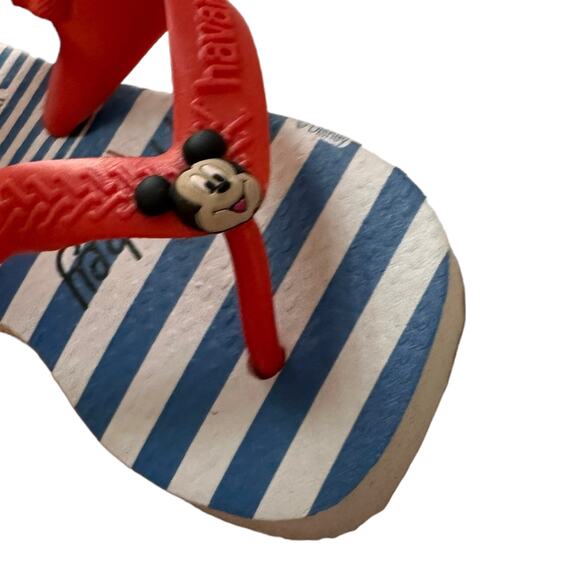 Havaianas Mickey Mouse Flip Flops Baby Thong Sandal Slingback Elastic Sz 5C New - Picture 7 of 11